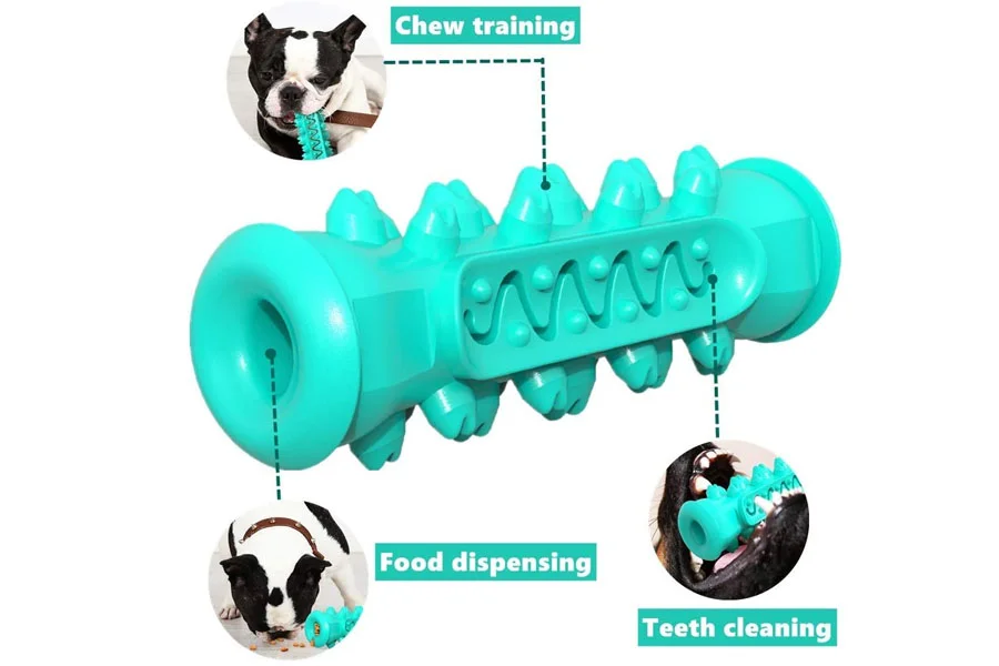 "Chew & Clean" Dog Toothbrush Toy