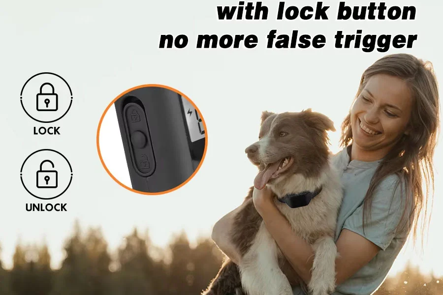 Rechargeable 800M Dog Collar